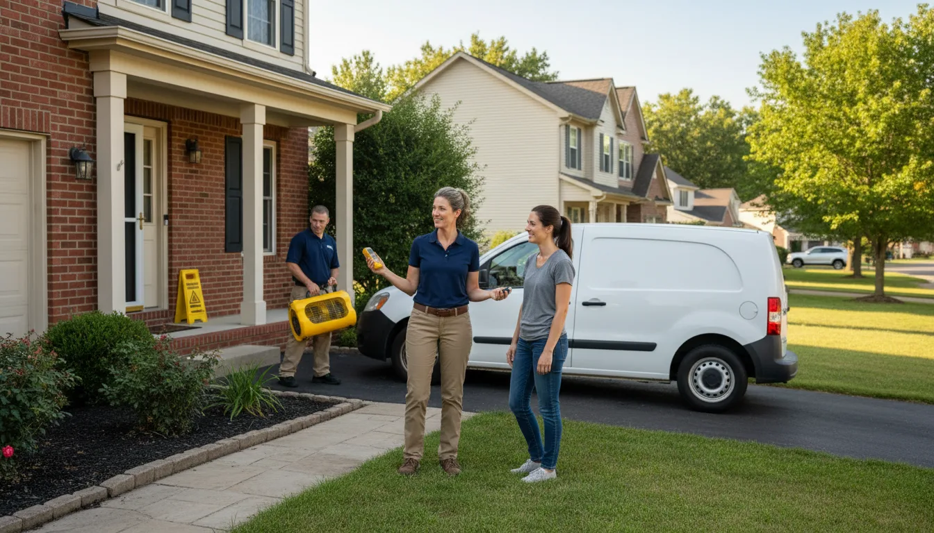 Water restoration image for Water Damage & Restoration Services in Oakridge, OR